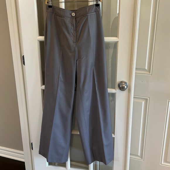 Isabel & Nina Wide Leg Dress Pants Grey Size 8 - Picture 1 of 6